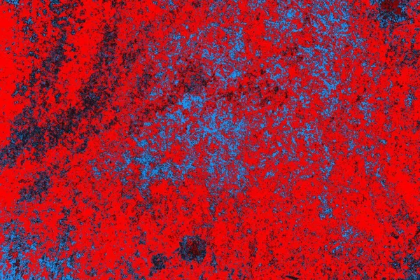 Neon kırmızı ve mavi renkli grunge duvar dokusu arkaplanı
