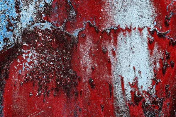 Dökülen boya paslı metal dokusu