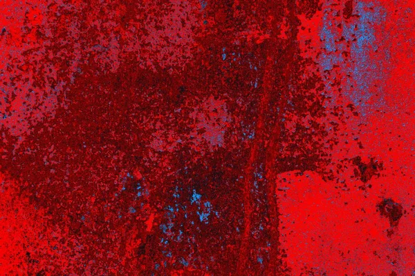 Neon kırmızı ve mavi renkli grunge duvar dokusu arkaplanı