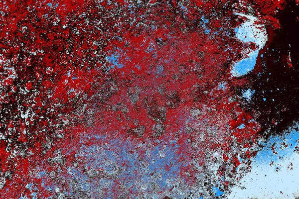 Çizik ve çatlaklarla metal doku