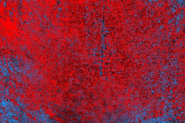 Vermelho Carmesim Azul Colorido Grunge Parede Textura Fundo — Fotografia de Stock