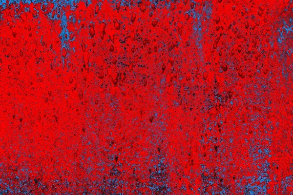 Parlak kırmızı ve mavi renkli grunge duvar dokusu arkaplanı