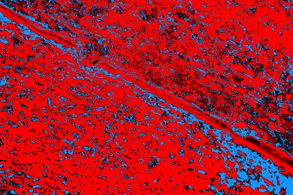 Parlak kırmızı ve mavi renkli grunge duvar dokusu arkaplanı