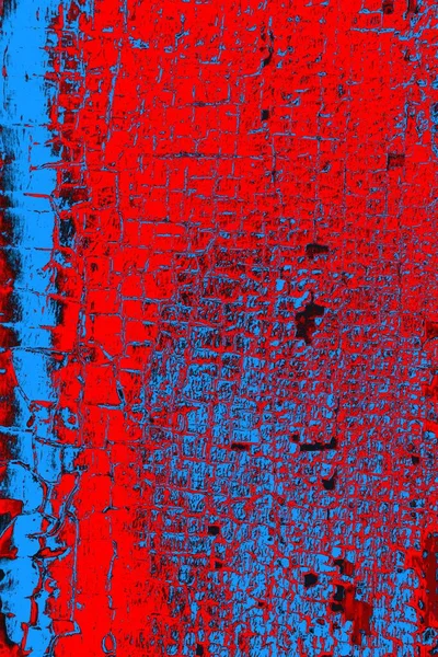 Crimson Rot Und Blau Gefärbte Grunge Wand Textur Hintergrund — Stockfoto