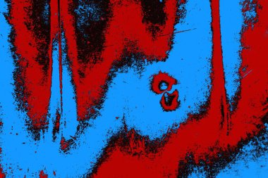 Çizik ve çatlaklarla metal doku