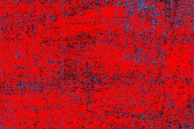 Kırmızı ve mavi renkli grunge duvar dokusu arkaplanı