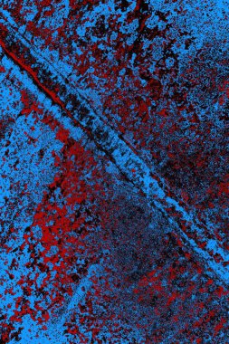 Çizik ve çatlaklarla metal doku