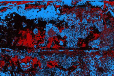 Çizik ve çatlaklarla metal doku