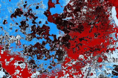 Çizik ve çatlaklarla metal doku