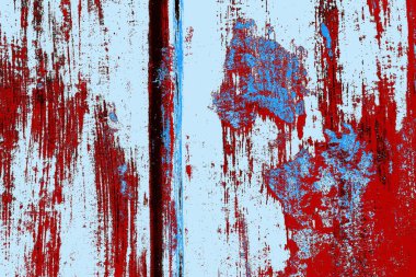 Çizik ve çatlaklarla metal doku