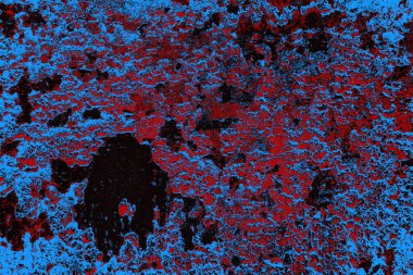 Çizik ve çatlaklarla metal doku