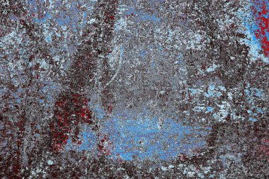 Çizik ve çatlaklarla metal doku