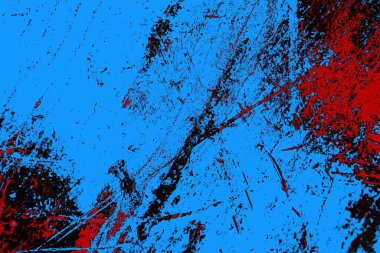 Çizik ve çatlaklarla metal doku