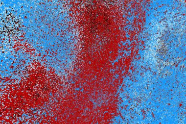 Duvar dokusu arkaplanı eski boyayla soyulmuş 