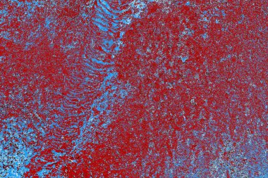 Çizik ve çatlaklarla metal doku