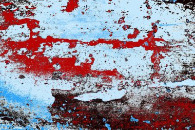 Çizik ve çatlaklarla metal doku