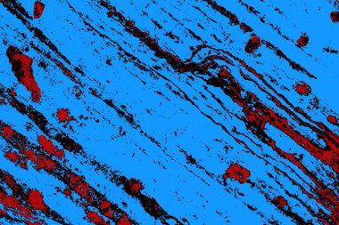 Çizik ve çatlaklarla metal doku