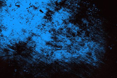 Kırık tarih arkaplanı olan kırmızı, mavi ve siyah grunge duvar