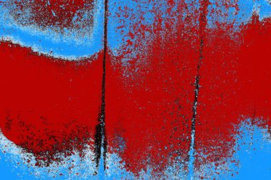 Çizik ve çatlaklarla metal doku