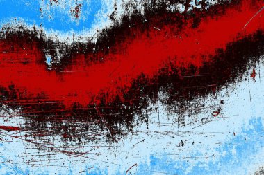 Çizik ve çatlaklarla metal doku