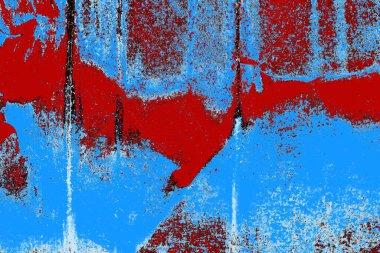 Çizik ve çatlaklarla metal doku