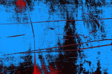 Çizik ve çatlaklarla metal doku