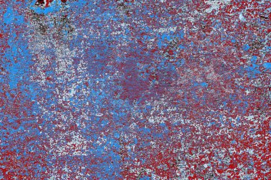 Çizik ve çatlaklarla metal doku