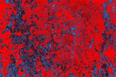 Kırmızı ve mavi renkli grunge duvar dokusu arkaplanı