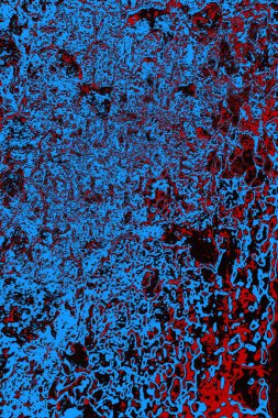 Çizik ve çatlaklarla metal doku