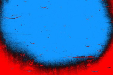 Neon kırmızı ve mavi renkli grunge duvar dokusu arkaplanı