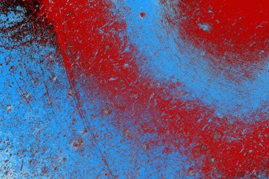 Çizik ve çatlaklarla metal doku