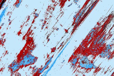 Çizik ve çatlaklarla metal doku