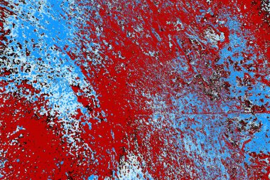 Duvar dokusu arkaplanı eski boyayla soyulmuş 