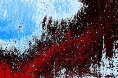 Duvar dokusu arkaplanı eski boyayla soyulmuş 