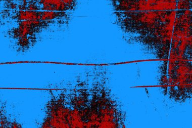 Çizik ve çatlaklarla metal doku