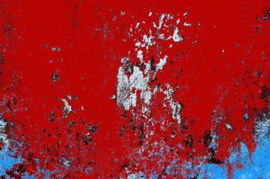 Çizik ve çatlaklarla metal doku