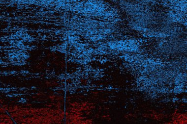 Koyu renkli ses, arka planda çatlaklar olan grunge duvar dokusu