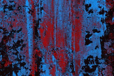 Çizik ve çatlaklarla metal doku