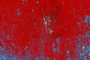 Duvar dokusu arkaplanı eski boyayla soyulmuş 