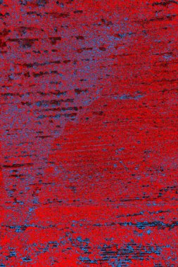 Neon kırmızı ve mavi renkli grunge duvar dokusu arkaplanı