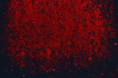 Kırmızı ve mavi renkli grungy duvar, desenli arka plan