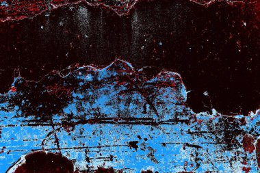 Çizik ve çatlaklarla metal doku