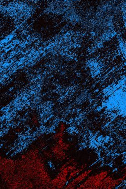 Koyu renkli ses, arka planda çatlaklar olan grunge duvar dokusu