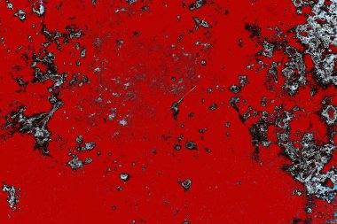 Çizik ve çatlaklarla metal doku