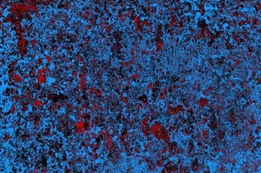 Çizik ve çatlaklarla metal doku