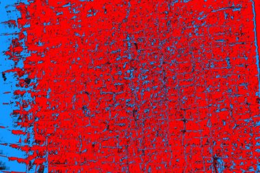 Kırmızı ve mavi renkli grunge duvar dokusu arkaplanı