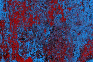 Çizik ve çatlaklarla metal doku