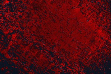 Kırmızı ve mavi renkli grungy duvar, desenli arka plan