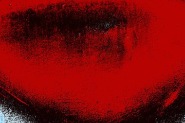 kırmızı mavi ve siyah duvar dokusu ve soyulmuş eski boya. 