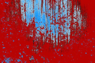 kırmızı, mavi ve siyah grunge duvar dokusu arkaplanı